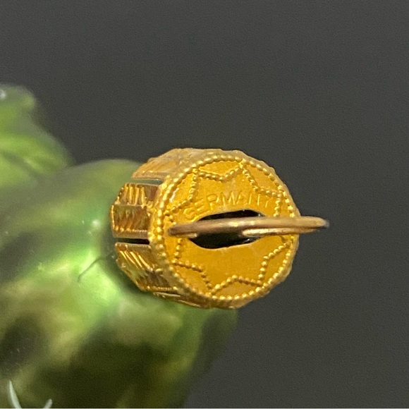 Vintage Handblown Mercury Glass Potted Cactus Christmas Tree Ornament Germany - Picture 12 of 13